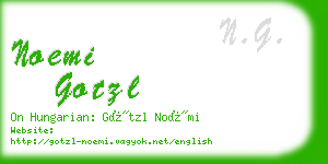 noemi gotzl business card